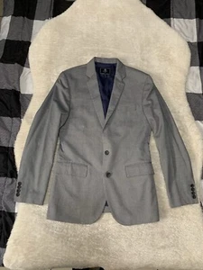 J Crew Thompson Herren Baumwolle Blau Weiß Sport Blazer Jacke Größe 38R 2 Knopf - Bild 1 von 9