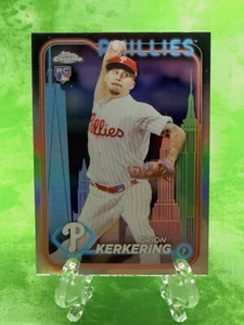 Orion Kerkering RC - Big Apple Refractor - 2024 Topps Chrome Fanatics Phillies - Picture 1 of 11