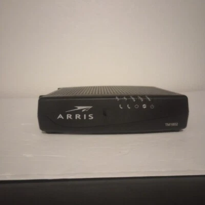 Arris TM1602A DOCSIS 3.0 Telephony Cable Modem Optimum Cablevision Charter-USED - Image 1 of 4