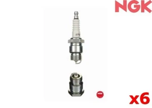 NGK Spark Plug FOR Ford Falcon 1969-1971 5.8 V8 351ci (XW) AP6FS x6 - Picture 1 of 1