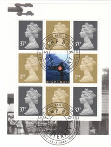 Letters by Night Booklet Pane GB Used Tallents 2004 ON PIECE (145499) - Picture 1 of 1