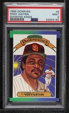 1989 Donruss Diamond Kings Tony Gwynn #6 PSA 9 MINT HOF