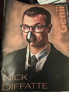 Nick Diffatte Genii Magazine Jan 2019 Ricky Jay Insert - Picture 1 of 3