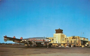 Weir Cook Flughafen Einsteigen TWA Airlines Indianapolis, IN Vintage 1960er Postkarte - Bild 1 von 2