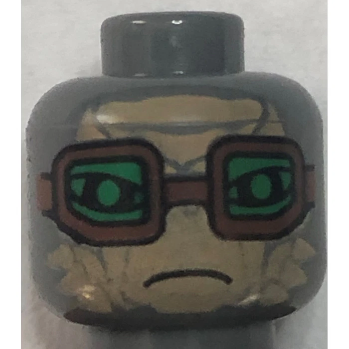 Lego Star Wars - Clone Wars Hondo Ohnaka cabeça de minifigura (7753) - Imagem 1 de 1