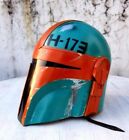 The Mandalorian Orange Wearable Helmet Star Wars Black Series Collectible Armor