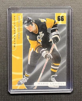 Mario Lemieux 2000-01 ITG Be A Player Signature Series Retrospective #R-03 HOF - Image 1 of 4