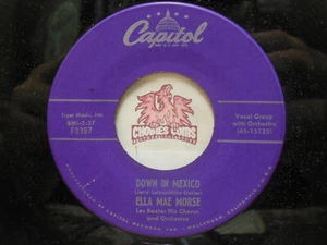 Ella Mae Morse – Down In Mexico / Rock And Roll Wedding, 45 RPM VG+ (28C) - Imagen 1 de 2
