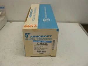 ASHCROFT 5" BI-METAL THERMOMETER 50E160E060 -20-120 DEGREES F NEW - Picture 1 of 5