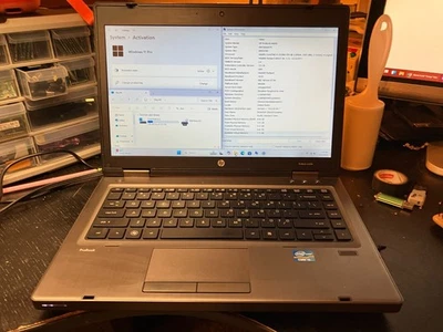 HP ProBook 6460b 14" i5 2.5GHz 8GB RAM 240GB SDD Win 11 Pro Wifi Cámara con Batería Foto 1 de 4