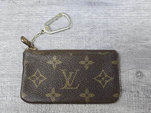 Louis Vuitton LV Monogram Key Coin Cles Zip Pouch Keychain - Picture 1 of 9