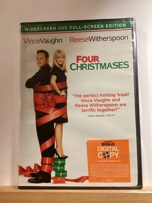 Four Christmases (DVD, 2008) Vince Vaughn - Reese Witherspoon Foto 1 de 3
