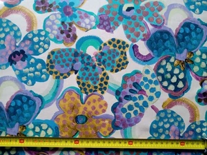 Fauvism Floral B  - flowers - Liberty Tana Lawn cotton approx 67 x 18 cm - Picture 1 of 5