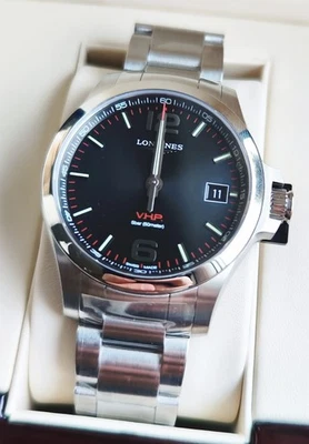 Longines Conquest V.H.P.  L37164566 Black New - Image 1 of 4