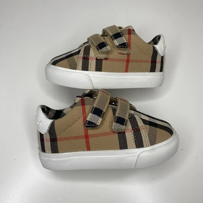 Zapatillas Burberry Unisex Markham Vintage Cuadros - Bebé, Andador Talla EU19/4C Foto 1 de 4