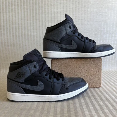 Nike Air Jordan 1 Mid Shadow 2017 Zapatos Para Hombre Talla 13 Negro Gris Oscuro 554724-041 Foto 1 de 4