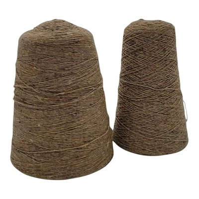 Vintage Acrylic Cone Yarn Combined Watermelon Pumpkin Turq Raspberry Lot 13046-1 - Image 1 of 4