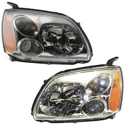 Headlight Set For 2005 06 2007 Mitsubishi Galant Left and Right With Bulb 2Pc Foto 1 de 4