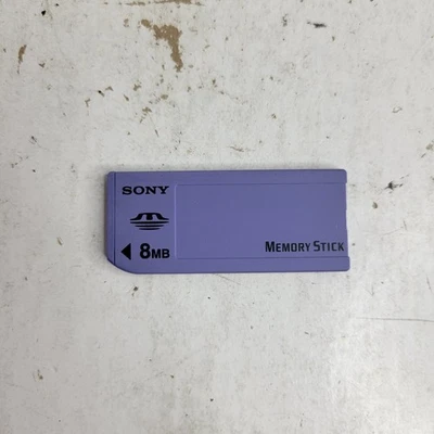 OEM SONY 8MB Magicgate MEMORY STICK Digital Camera/Camcorder Memory Card MSA-8A - Image 1 of 2