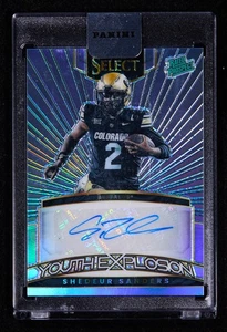 Shedeur Sanders 2025 Instant Select Auto Silver Rated Prospect Youth Explosion - Bild 1 von 2