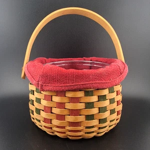 Longaberger Tree Trimming Melody Basket 2003 W/ Protector and Liner - Picture 1 of 7