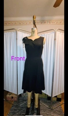 Vestido negro vintage Wiggle Foto 1 de 4