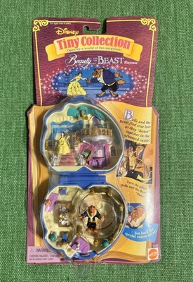 Polly Pocket Disney 1995 La Bella y la Bestia Pequeña Colección Playcase Bluebird Foto 1 de 4