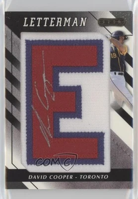 2008 Razor Letterman Numbered to 20 /20 David Cooper #DVC Auto - Image 1 of 2