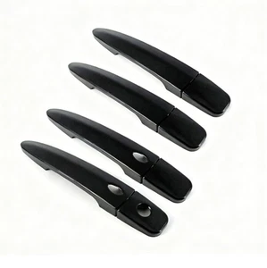 Black Side Smart Door Handle Cover Trim Fit For Nissan Sentra Sedan 2013-2019 - Picture 1 of 4
