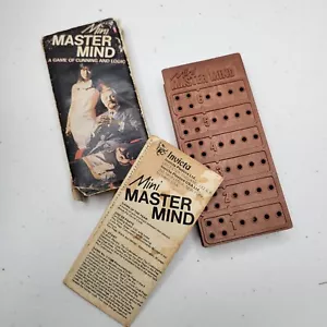 Vintage 1972 Original Mini Mastermind Travel Game by Invicta Games - Picture 1 of 7