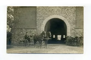 Foto postal Providence RI RPPC, Sr. Arnold, equipo de caballos, 42 Waterman Street - Imagen 1 de 2
