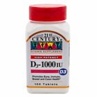 Vitamin D3 1000IU 100 Tabs By 21st Century