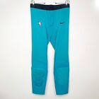 Nike Nba Pro Hyperstrong Padded Tights Pants 3/4 Teal Player Issued 2Xl-T