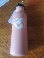NWT Rare Victoria's Secret PINK Klean Kanteen Pink Metal Water Bottle 27 oz/ 800
