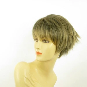 wig short women golden brown wick REF VALENTINE 1BT24B PERUK - Imagen 1 de 7