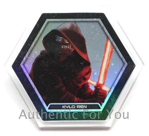 2015 Star Wars Topps Galactic Connexions disco comercial Kylo Ren raro lámina transparente - Imagen 1 de 1