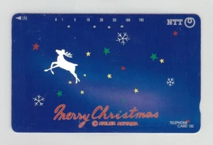 Phone Card CHRISTMAS Japan Telephon Card NO Sip Telecom - Picture 1 of 2
