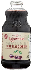 Organic Pure Black Cherry Juice 32-Ounce Bottles - Pack Of 1 - Picture 1 of 12