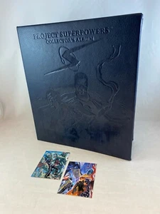 BINDER SALE: ALBUM FOR PROJECT SUPERPOWERS Cards by BREYGENT w/ 2 PROMOS - Picture 1 of 5