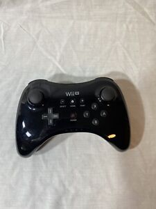 Genuine Nintendo Wii U Pro Controller - Black OEM (Working/Tested)
