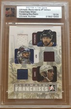 12/13 ITG ULTIMATE - FORSBERG ROY SAKIC - #12/24 - TRIPLE JERSEY - IN THE GAME