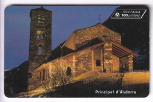 ANDORRE TELECARTE / PHONECARD .. 50U AND113 CHAPELLE SAN JOAN 02/00 PUCE C.8€ - Imagen 1 de 2