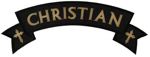 Parche Christian - 4x10 pulgadas - PR2508 - Imagen 1 de 4