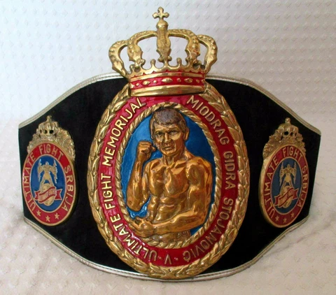 Ultimate Fight Championship Belt Serbia Memorial Gidra Original Unique MMA Cover