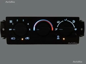 00 01 02 Silverado Sierra Heater AC Climate Control WHITE LED - Picture 1 of 2