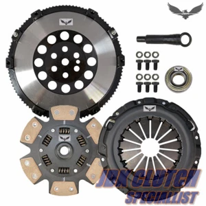 KIT DE EMBRAGUE JDK STAGE 3 Y VOLANTE LITE 90-92 ECLIPSE GSX 2.0L TURBO AWD *6 PERNOS - Imagen 1 de 5