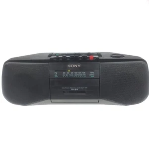 Vintage Sony CFS-B15 Portable AM FM Radio Cassette Tape Player Boombox (Tested) - Picture 1 of 5