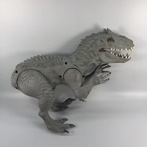2014 Hasbro Jurassic World T Rex Dinosaur Action Figure Toy Indominous Rex Gray - Picture 1 of 7