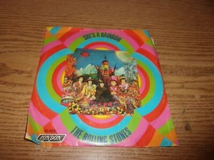 Rolling Stones 45RPM Vinyl Record in Picture Sleeve 2000 Light Years From Home - Imagen 1 de 5