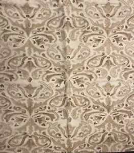 (1) Pottery Barn Reilley Embroidered Pillow Cover - Natural - 22x22" - SAMPLE - Picture 1 of 4